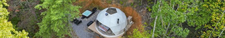 Geodesic Glamping Dome at GLAMP