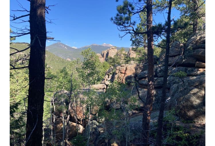 View from the trail to Balanced Rock