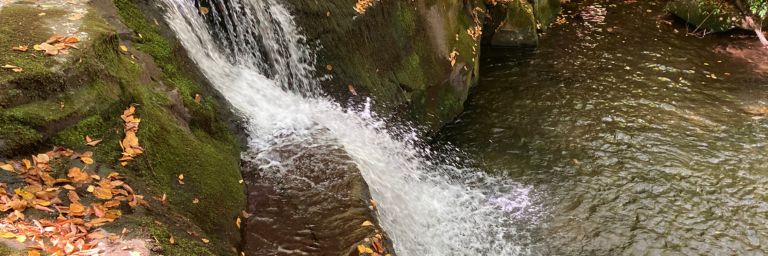 Mid-level of Indian Creek Falls