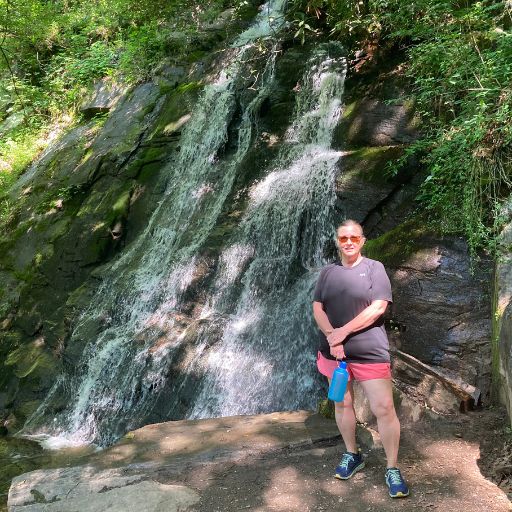 Mary Ellen at Juney Whank Falls