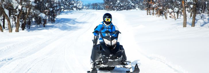 Snowmobiling