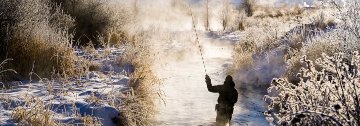 Fly Fishing in winter