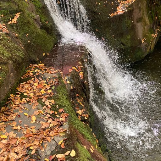 Second level of Indian Flats Falls
