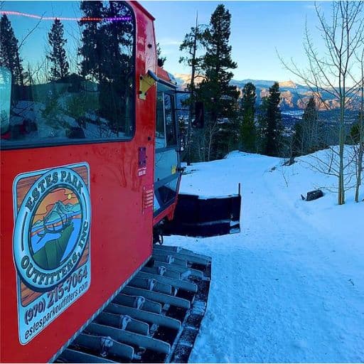 Snow Cat ride outside Estes Park, CO